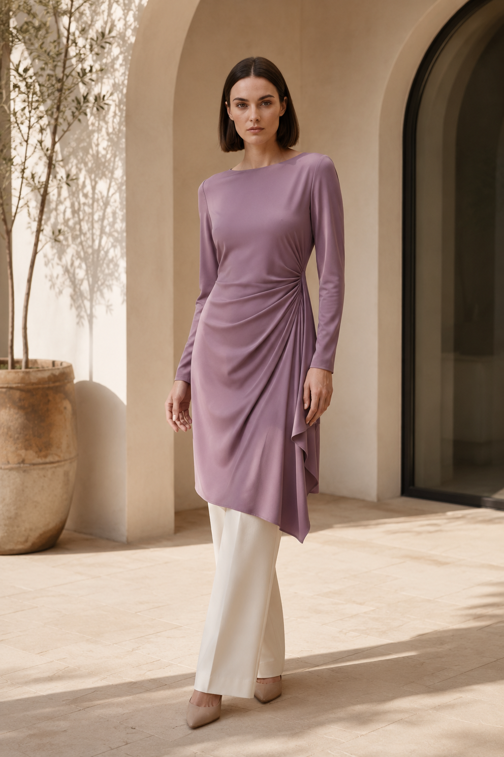 Pearl 08 drape tunic occasion preview portrait