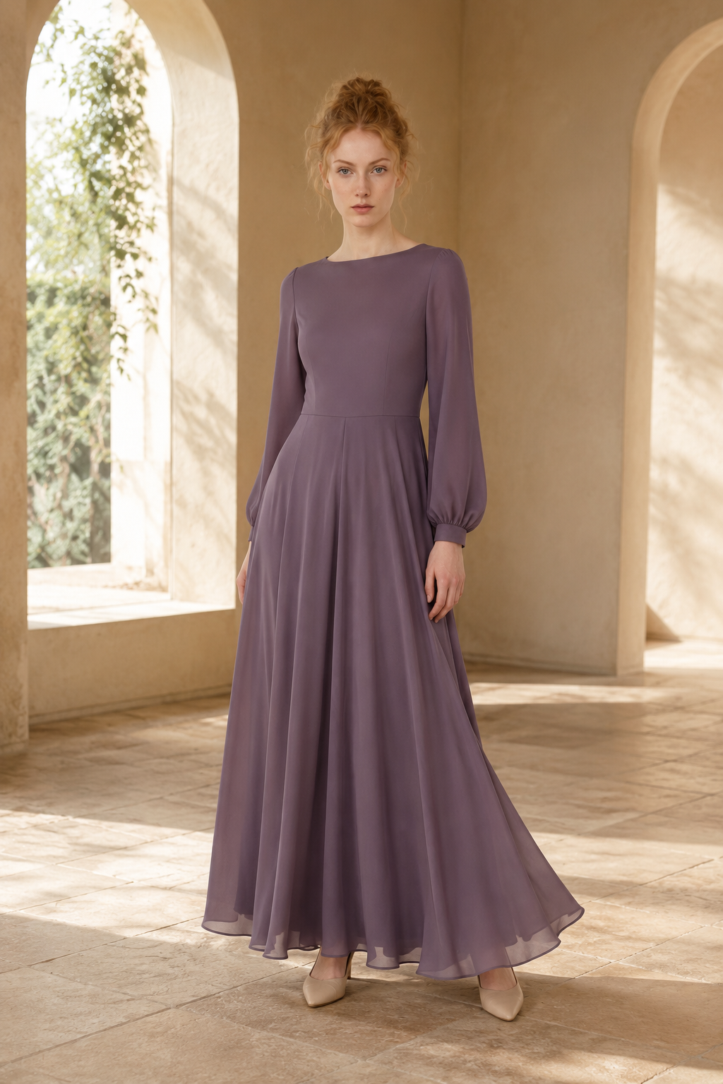 Garden 26 maxi dress full length occasion view
