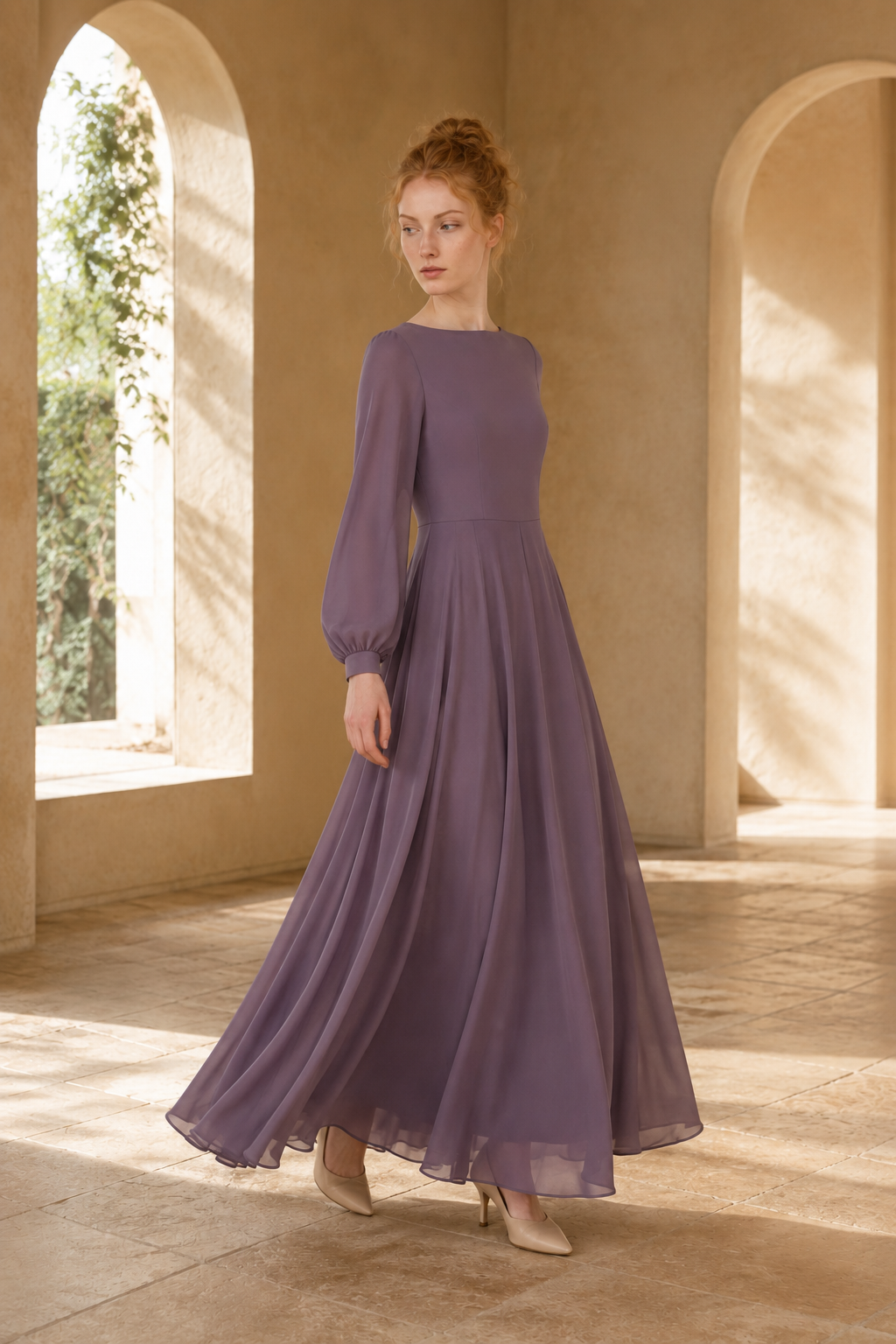 Garden 26 maxi dress soft turn silhouette