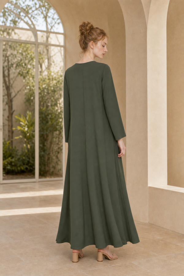 Clive Longline Tunic Dress back or construction