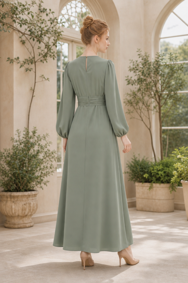 Garden 06 maxi dress back or construction