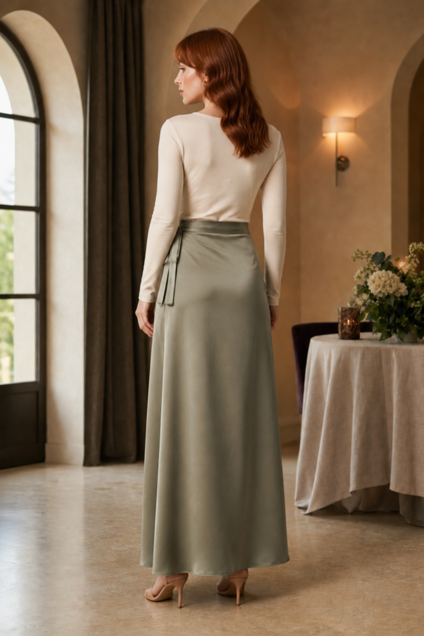 Dawn 09 wrap skirt back or construction