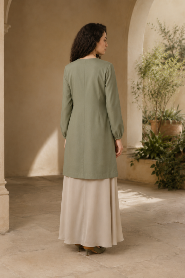 Sage 10 occasion jacket back or construction