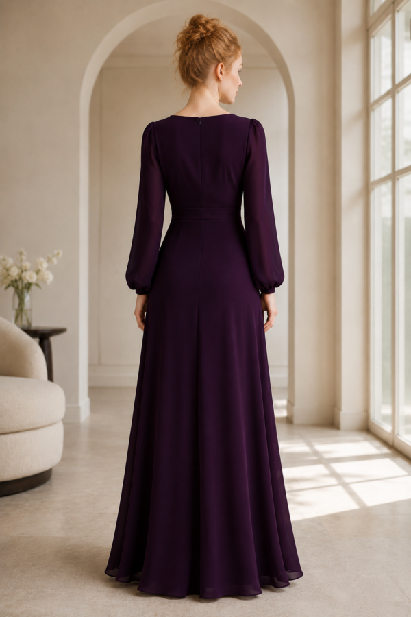 Clive 11 maxi dress back or construction