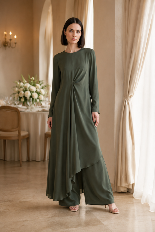 Mira 13 drape tunic product hero