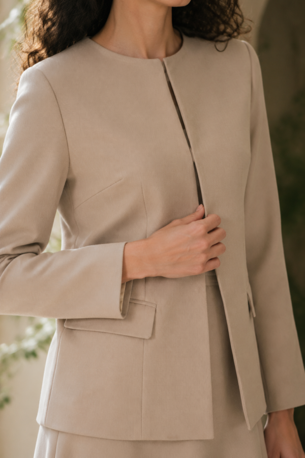Dawn 15 occasion jacket fabric detail