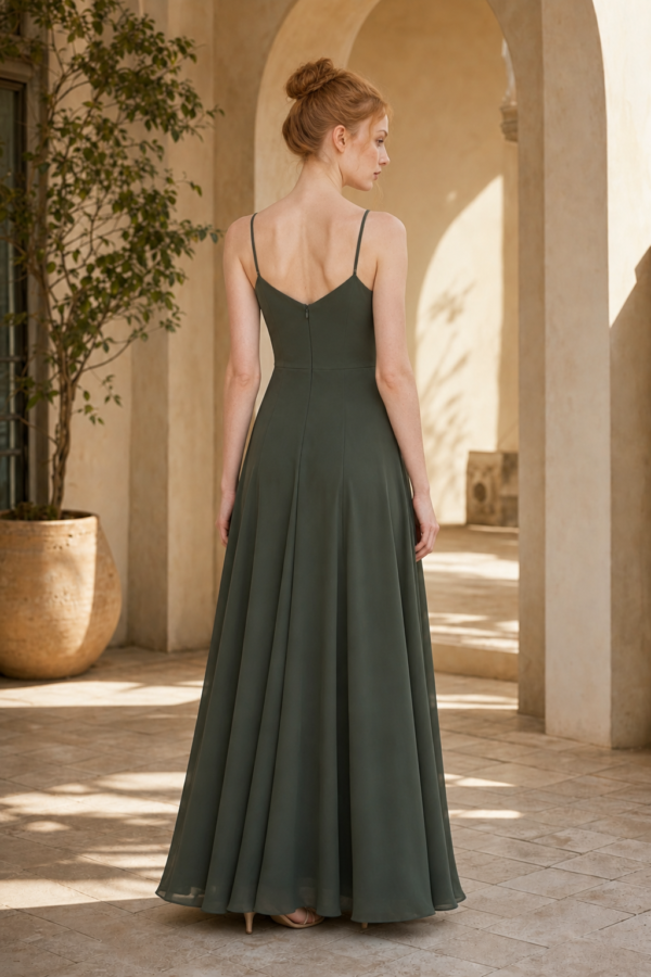 Garden 16 maxi dress back or construction