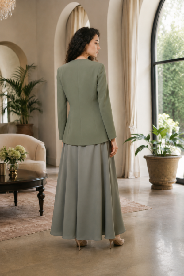 Sage 20 occasion jacket back or construction