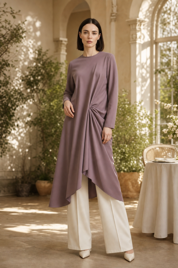 Mira 23 drape tunic product hero