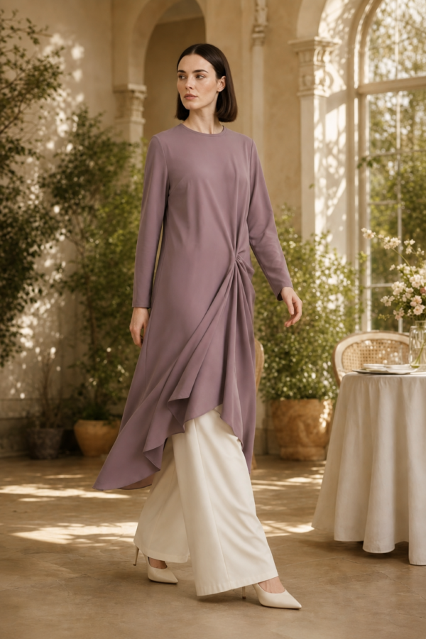 Mira 23 drape tunic alternate angle