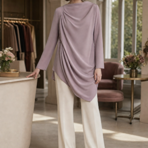 Pearl 28 drape tunic product hero