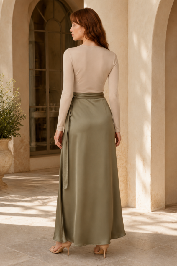 Dawn 29 wrap skirt back or construction