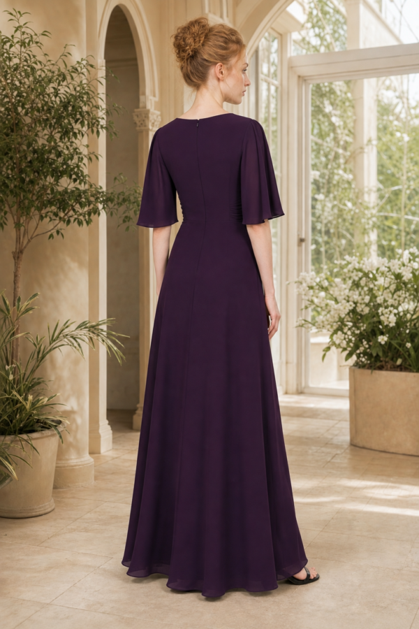 Clive 31 maxi dress back or construction