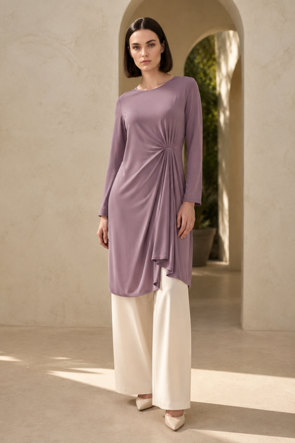 Mira 33 drape tunic product hero