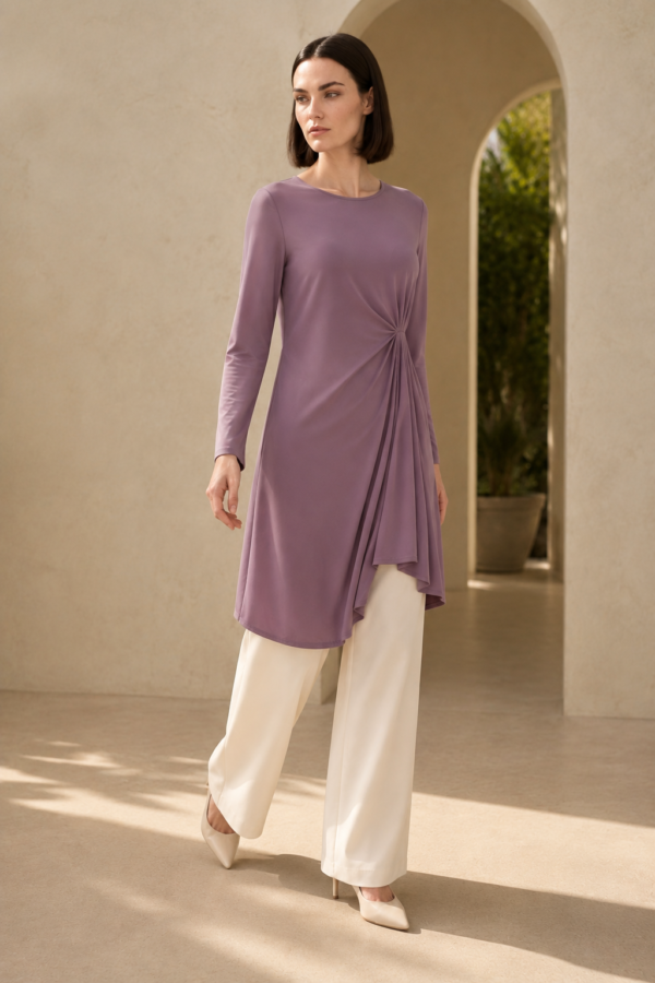 Mira 33 drape tunic alternate angle