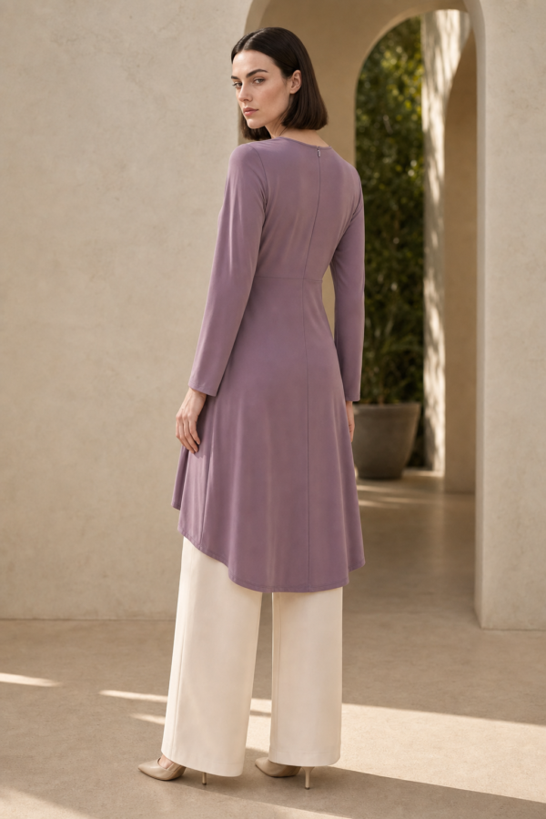 Mira 33 drape tunic back or construction