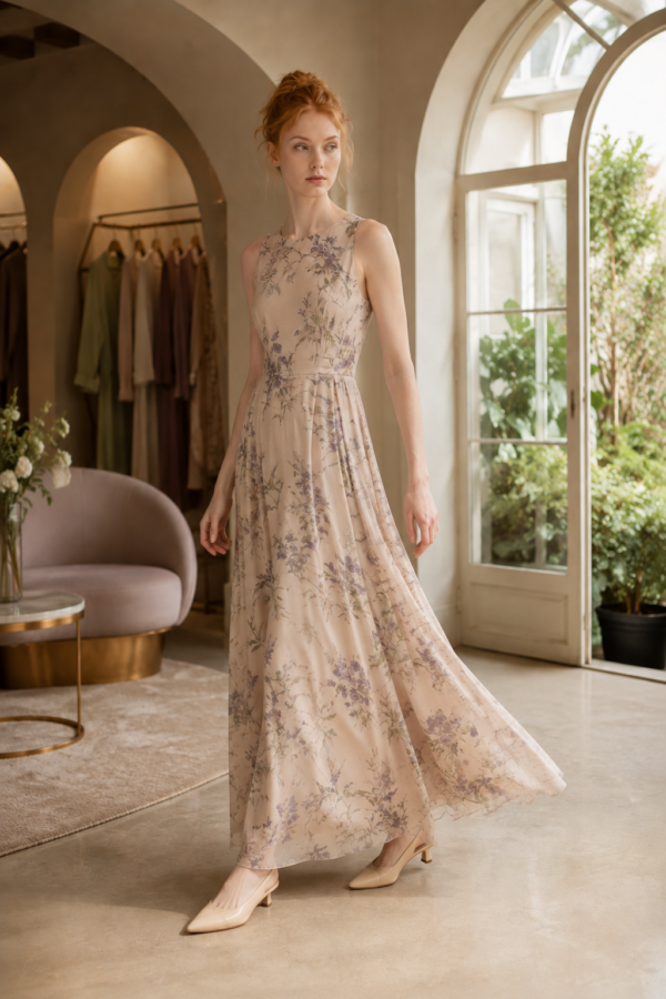 Garden 36 maxi dress alternate angle