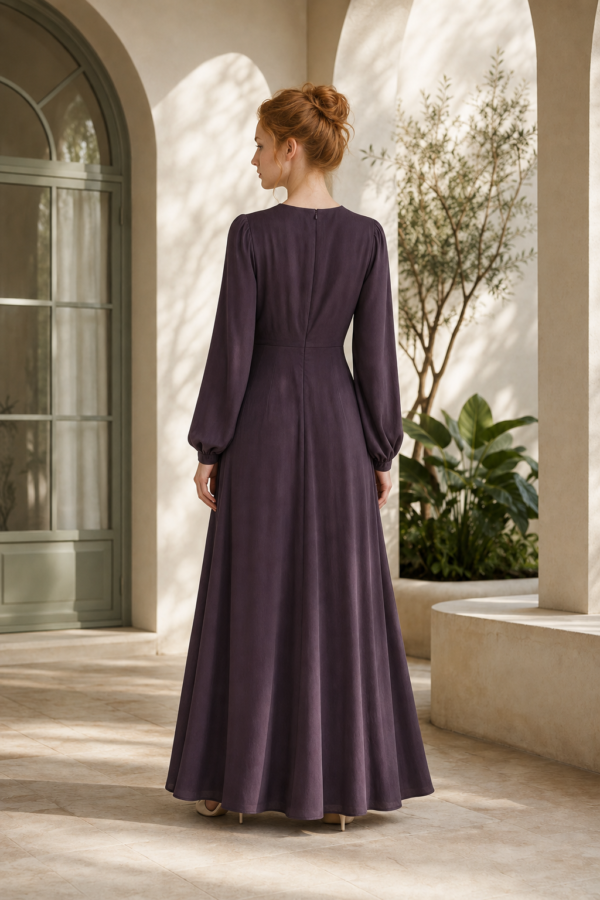 Clive 41 maxi dress back or construction