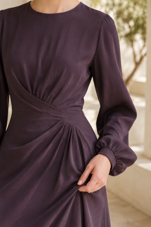 Clive 41 maxi dress fabric detail