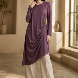Mira 43 drape tunic product hero