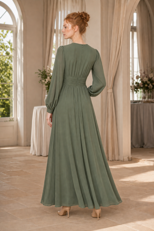 Garden 46 maxi dress back or construction