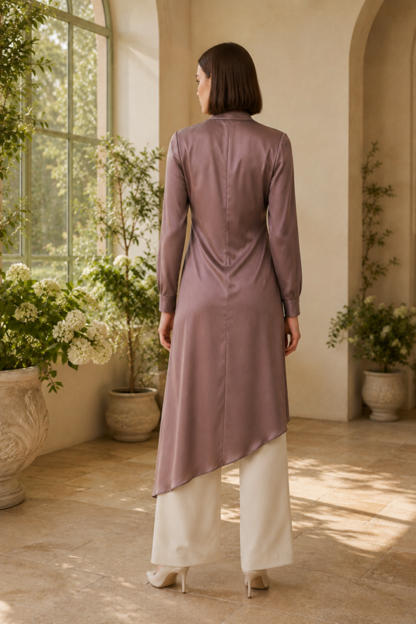Pearl 48 drape tunic back or construction
