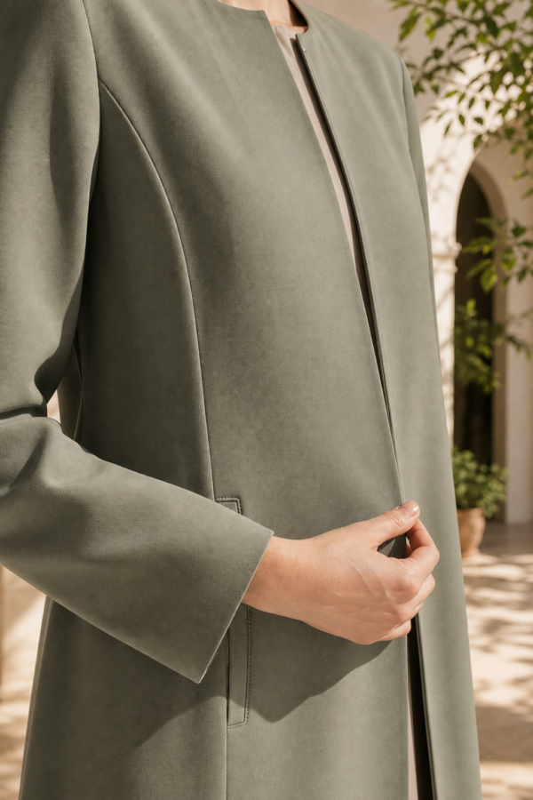 Sage 50 occasion jacket fabric detail
