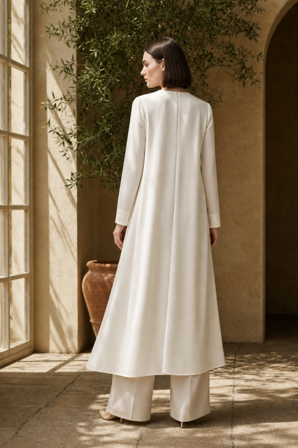 Pearl 58 drape tunic back or construction