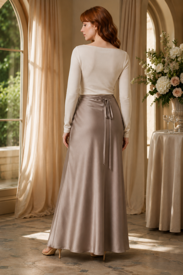 Dawn 59 wrap skirt back or construction