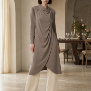 Mira 63 drape tunic product hero
