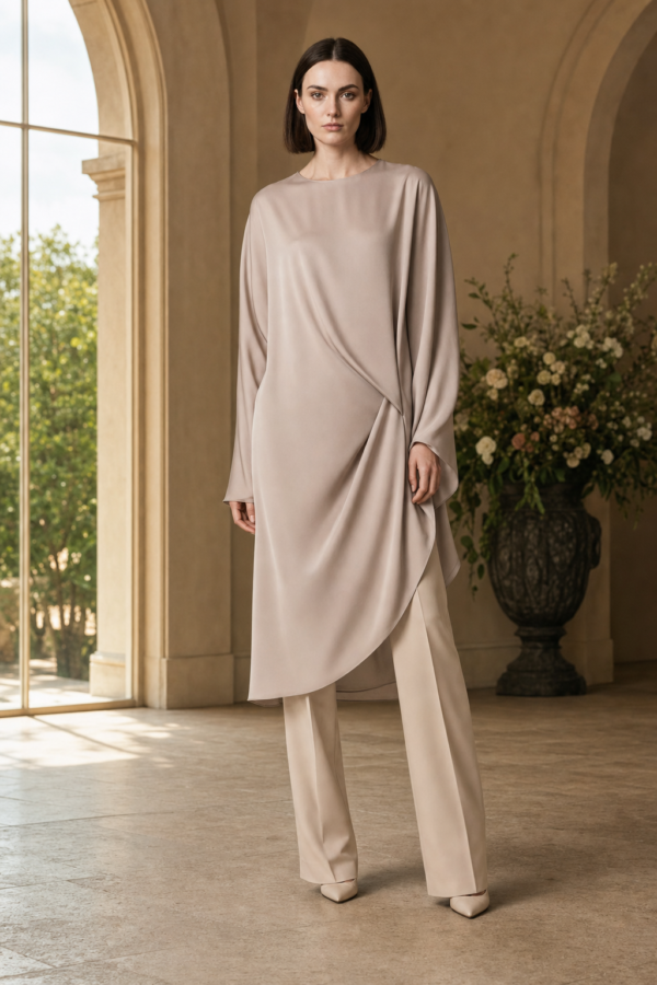 Pearl 68 drape tunic product hero