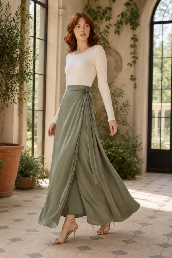 Dawn 69 wrap skirt alternate angle