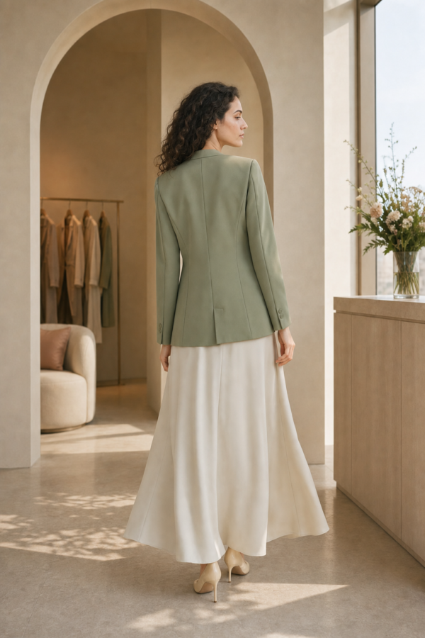 Sage 70 occasion jacket back or construction