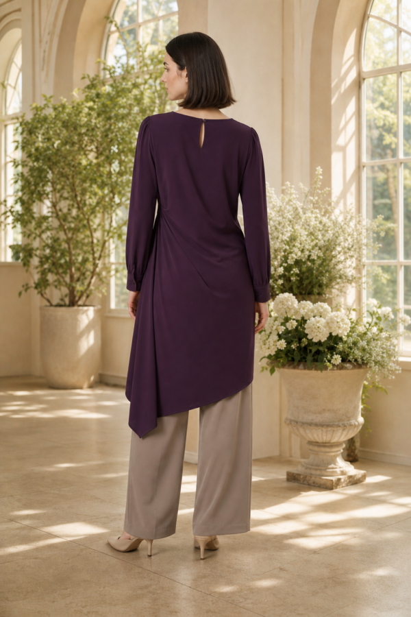Mira 73 drape tunic back or construction