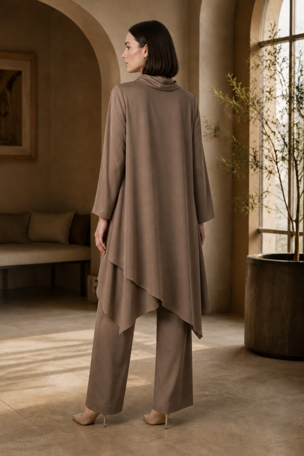 Pearl 78 drape tunic back or construction