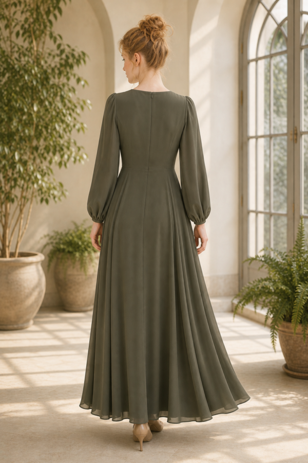 Clive 81 maxi dress back or construction