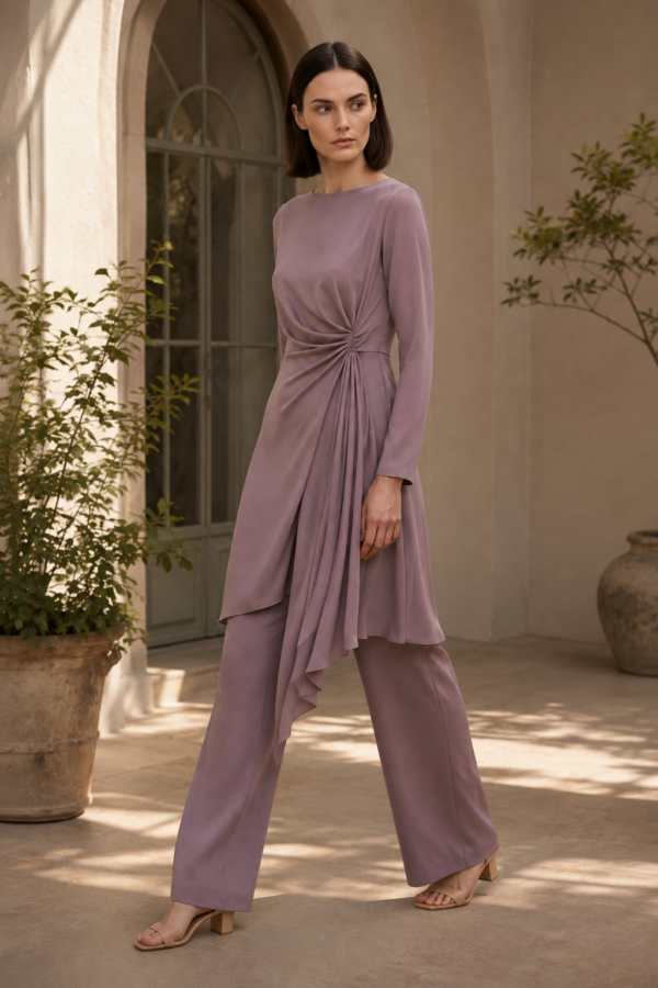 Mira 83 drape tunic alternate angle