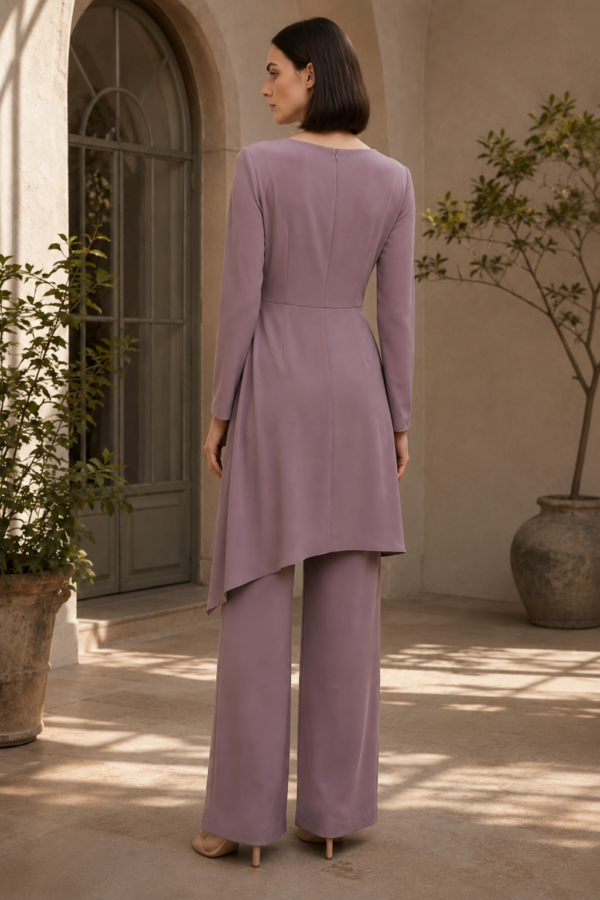 Mira 83 drape tunic back or construction
