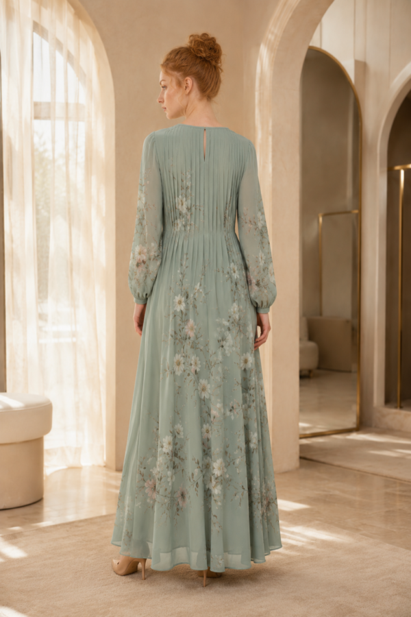 Garden 86 maxi dress back or construction