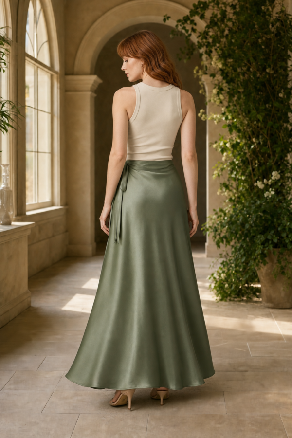 Dawn 89 wrap skirt back or construction